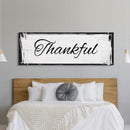 Thankful Canvas Sign, Thankful Sign on Wood, Thanksgiving Signs, Fall Signs, Thankful Wood Signs, Thanksgiving Decor, Framed Wood Signs