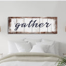 Gather Canvas Sign, Gather Wood Sign, Dining Room Sign, Large Gather Sign, Fall Sign, Gather, Canvas And Wood Signs, Wooden Signs