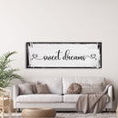 Master Bedroom Sign, Sweet Dreams Canvas Sign, Bedroom Wall Decor, Sign For Bedroom, distressed Canvas Sign, Sign Above Bed, Bedroom Art