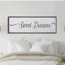 Sweet Dreams Sign, Large Bedroom Wall Decor over the Bed, Farmhouse Decor, Wall Art Decor, Canvas Print, Bedroom Wall Decor