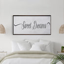 Sweet Dreams Sign, Large Bedroom Wall Decor over the Bed, Farmhouse Decor, Wall Art Decor, Canvas Print, Bedroom Wall Decor