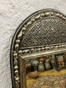 Handcrafted Silver Arch Mirror - Moroccan Antique Wall Mirror