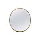 Handmade Silver Brass Oval Mirror