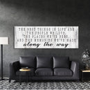 inspirational signs, the best things in life canvas sign, home decor sign, wood sign wall decor, motivational signs, the memories we've made