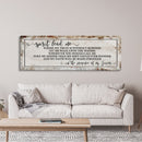Song wall decor, Hillsong, spirit lead me canvas print, inspirational wall decor, worship song sign, worship song decor, Christian decor