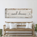 Sweet Dreams, Master bedroom sign for over bed, master bedroom wall decor, wall art for bedroom wall, sweet dreams canvas print, guest room