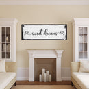 Master Bedroom Sign, Sweet Dreams Canvas Sign, Bedroom Wall Decor, Sign For Bedroom, distressed Canvas Sign, Sign Above Bed, Bedroom Art