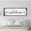 Master Bedroom Sign, Sweet Dreams Canvas Sign, Bedroom Wall Decor, Sign For Bedroom, distressed Canvas Sign, Sign Above Bed, Bedroom Art