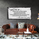 Song wall decor, Hillsong, spirit lead me canvas print, inspirational wall decor, worship song sign, worship song decor, Christian decor