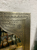 Handmade Moroccan Silver Arch Mirror