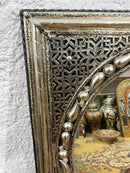 Moroccan Square Silver Mirror