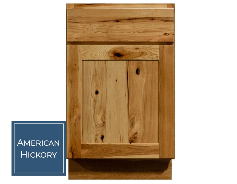 24 Inch Hickory Shaker Single Sink Bathroom Vanity