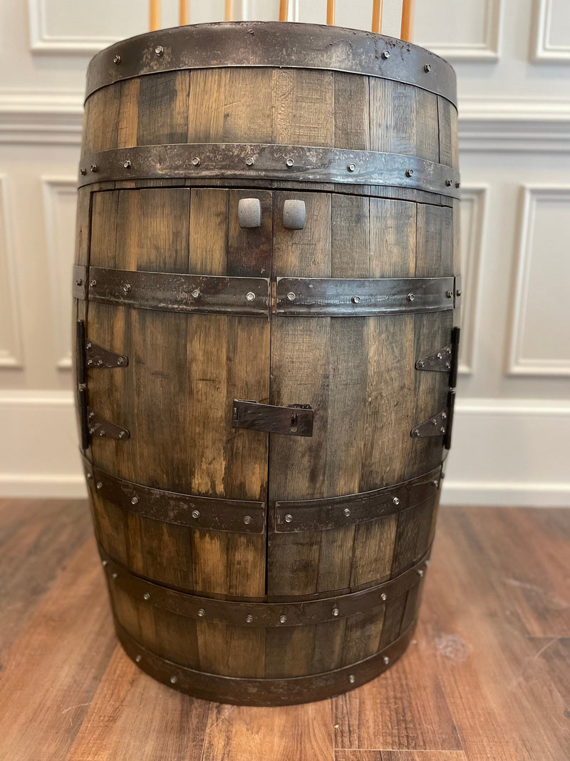 Whiskey Barrel Pool/Billiards Cabinet