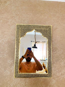 Moroccan Gold Brass Wall Mirror
