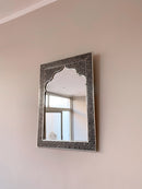 Moroccan Silver Mirror