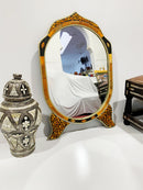 Oval Mirror, Bone Vintage Mirror