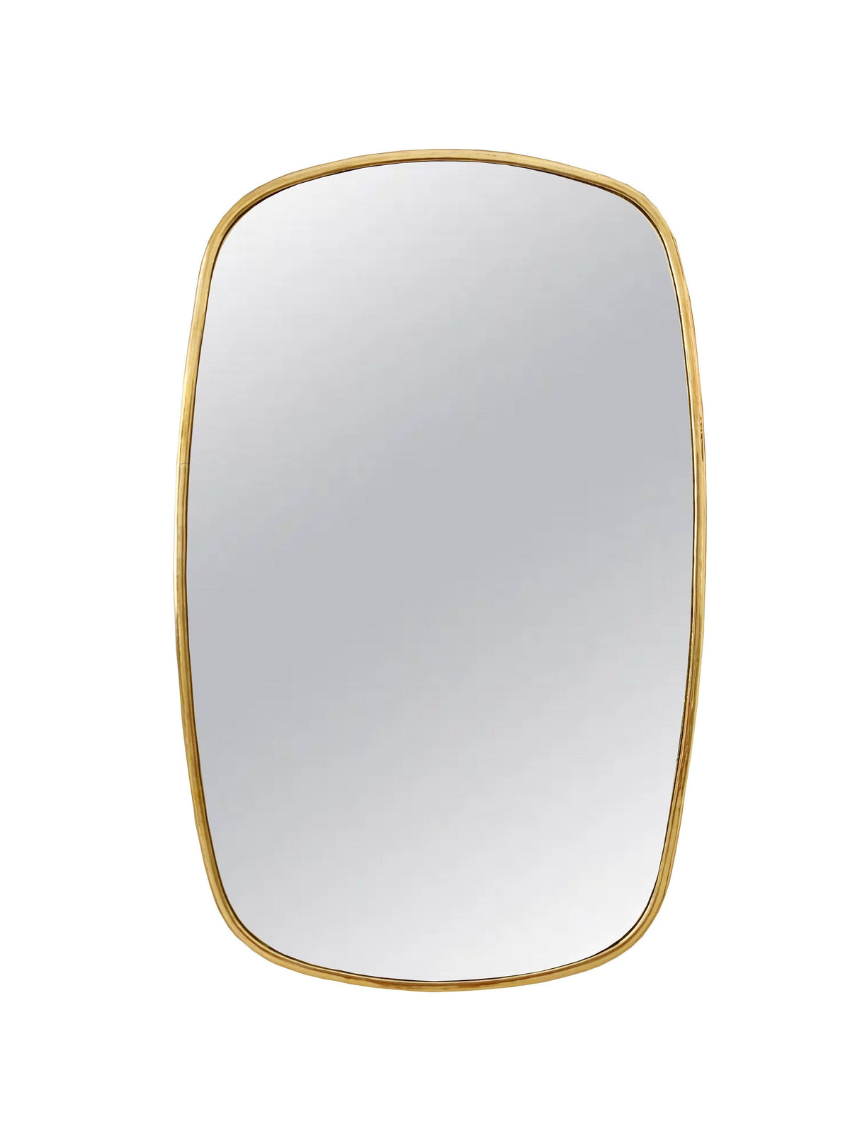 Black Framed Mirror - Rectangular Brass Wall Mirror, photo 9 of 14