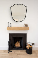 Brass Frame Wall Mirror - Modern Aesthetic Mirror