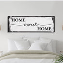 Home Sweet Home Sign, Canvas Print, Above Sofa, Above Couch, Above Sofa Decor, Family Room Decor Sign, Gift for Mom, Mother's Day