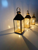 Brass Lantern light - Gold Lantern Lamp - Hanging Lanterns