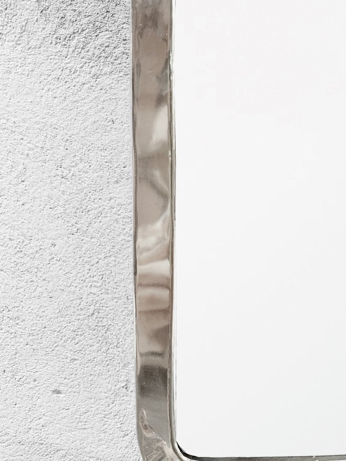 Handmade Silver Metal Rectangle Wall Mirror, photo 7 of 13