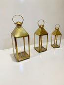 Brass Lantern light - Gold Lantern Lamp - Hanging Lanterns