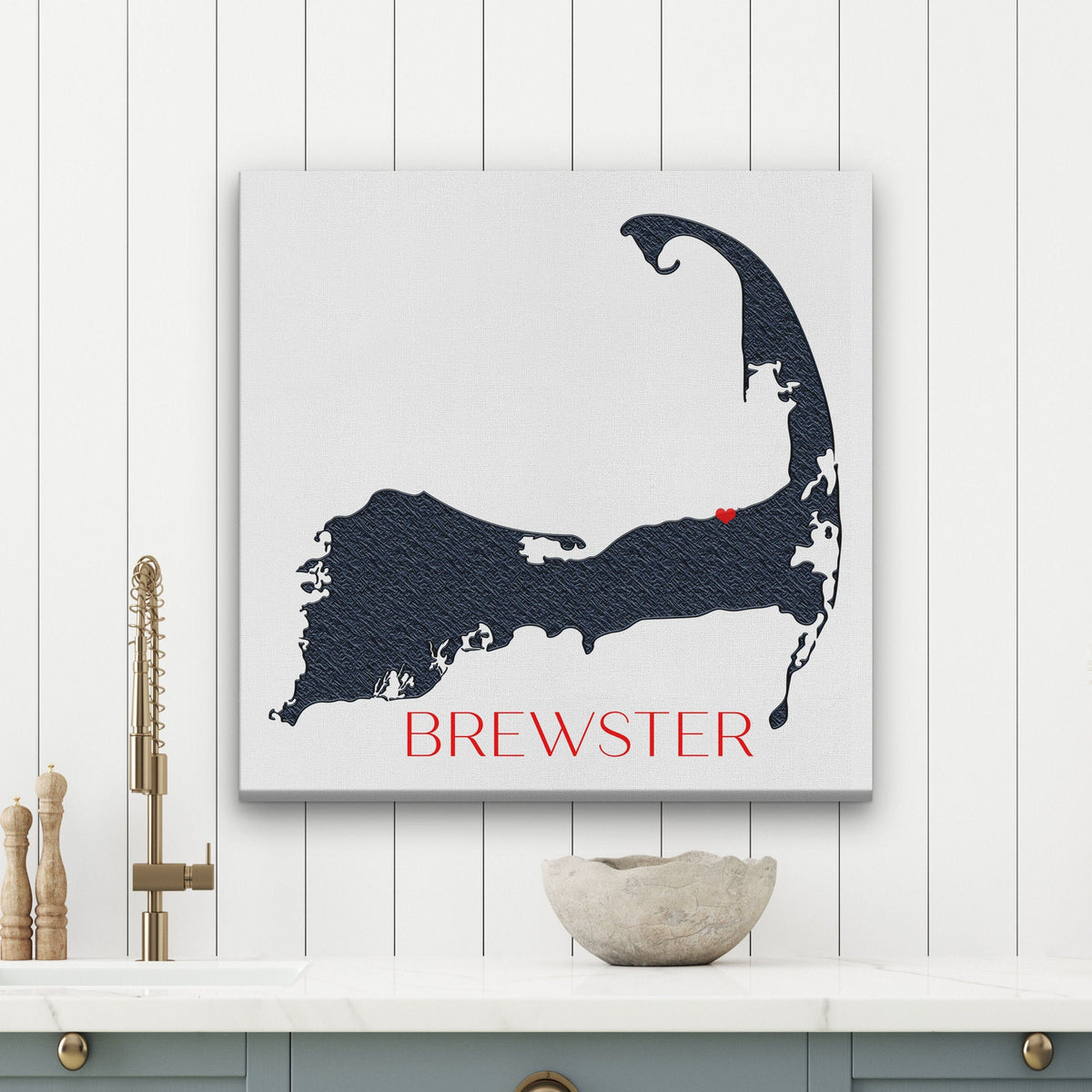 Cape Cod Canvas Customizable Silhouette Wall Decor, photo 2 of 10