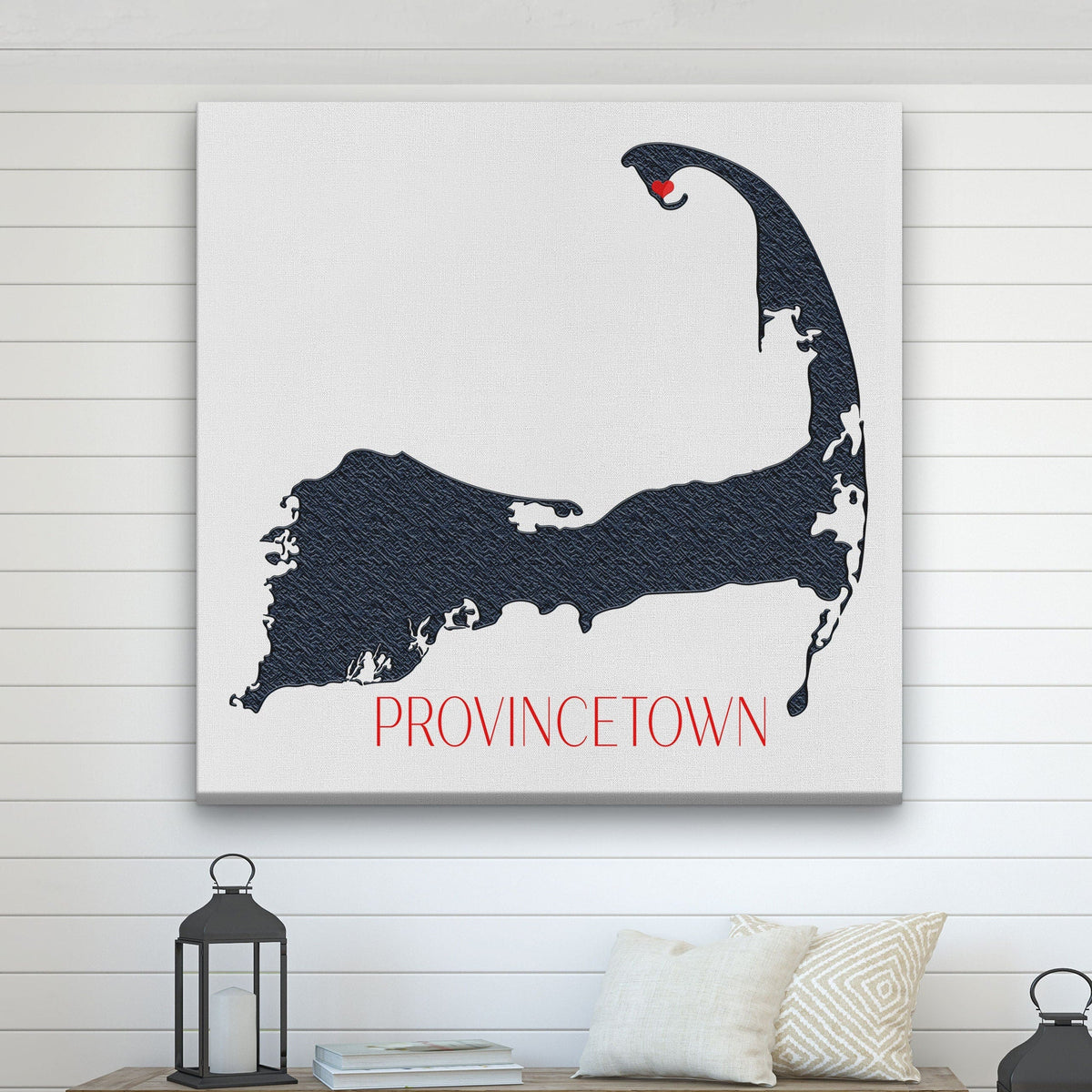 Cape Cod Canvas Customizable Silhouette Wall Decor, photo 5 of 10