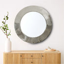 Gold Round Wall Mirror - Handmade Brass Bathroom Mirror