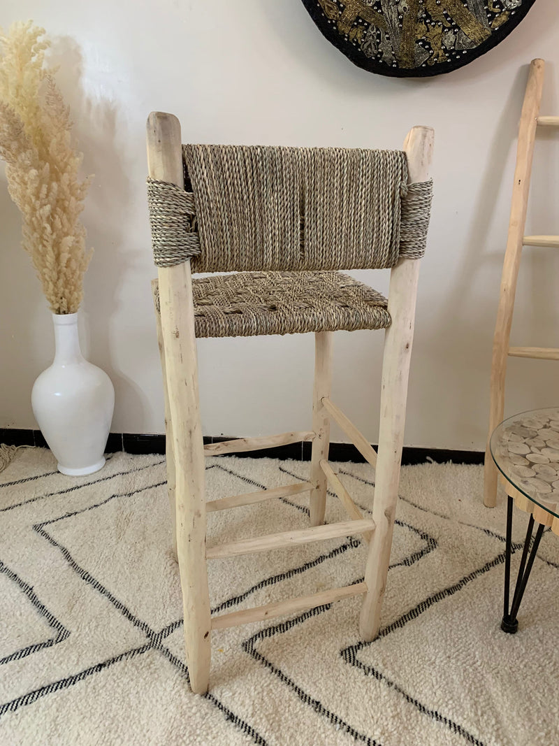 Bar Stools with Backs - Wooden Chairs