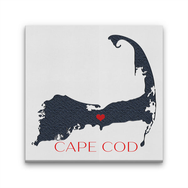 Cape Cod Canvas Customizable Silhouette Wall Decor