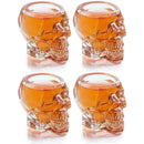 Monkey and Heroes Extra Large Skull Shot Glasses Set of 4