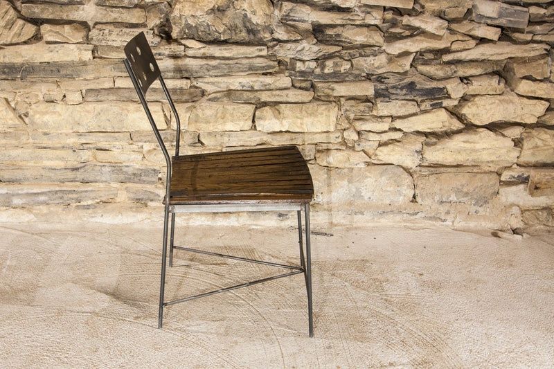 Free Shipping - Industrial Dining Chairs, Modern Dining Chair, Reclaimed Wood Chairs, Cafe Chair, Industrial Furniture, Counter Height