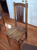 Rustic Dining Chair, Wood Dining Chair, Reclaimed Wood Chair, Barn Wood Chair, Spindle Back Chair, Back To School Oak Chair, Country