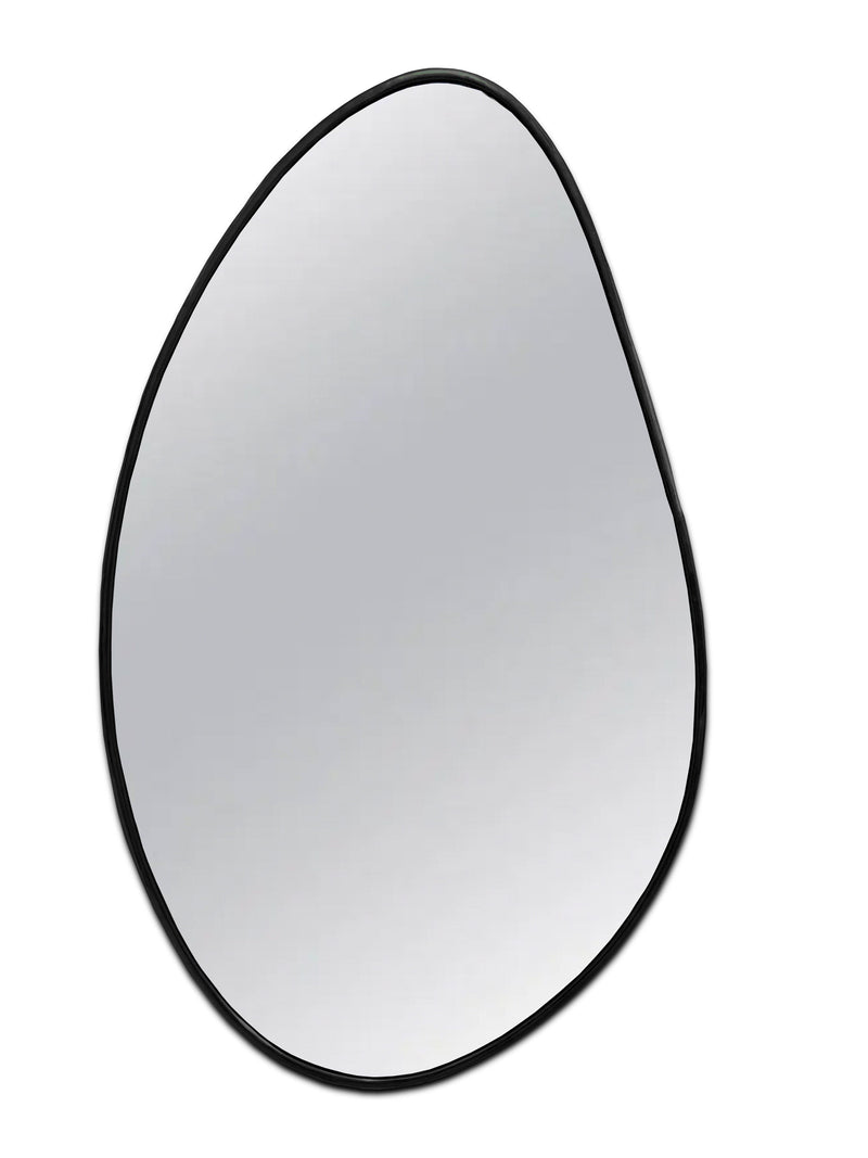 Antique Brass Asymmetrical Mirror - Aesthetic Luxe Wall Mirror