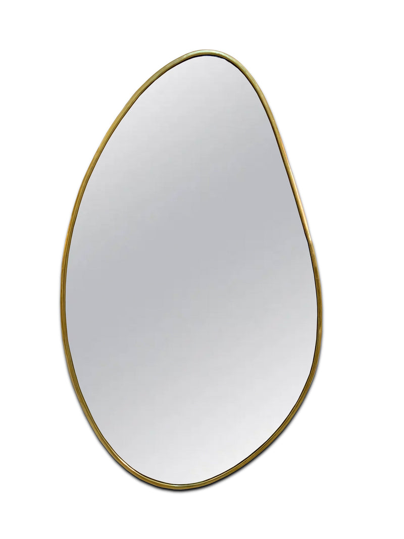 Asymmetrical Silver Wall Mirror