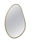 Asymmetrical Brass Mirror - Irregular Brass Frame Mirror
