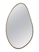 Antique Brass Asymmetrical Mirror - Aesthetic Luxe Wall Mirror