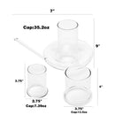 Genie Lamp Stackable Water Carafe & Glasses Set - 1000 ML