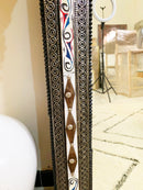 Moroccan Full Length Mirror - Bone Inlay Floor Mirror  59", 47, 39