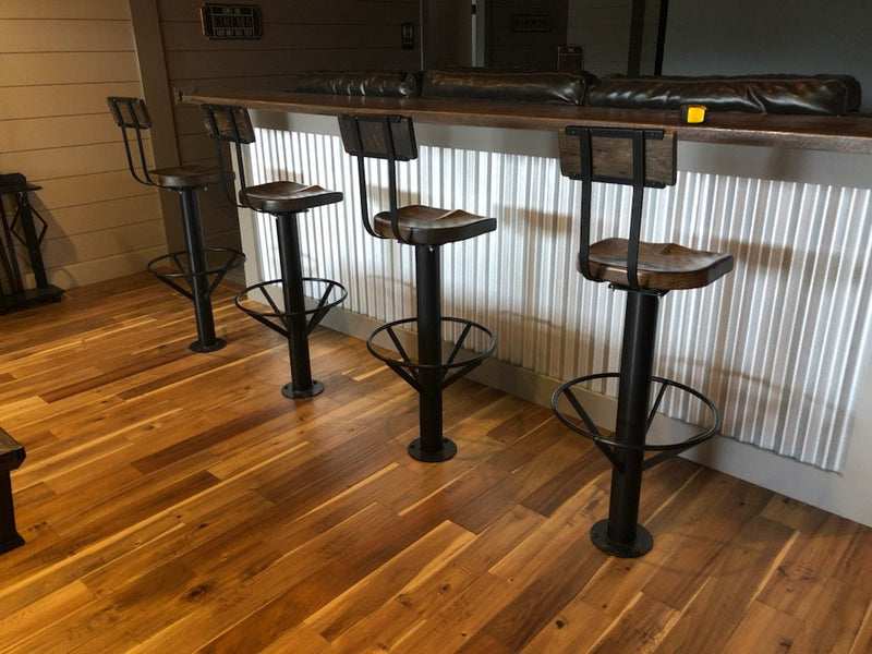 Bar stools with backs swivel - Bolt down bar stool with back bar height - Bar stools counter height - Kitchen island stools