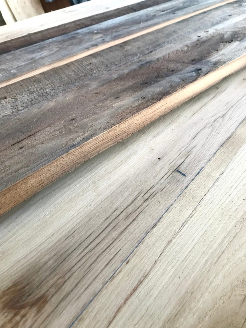 Rustic Weathered Reclaimed Wormy Chestnut Wood Planks for DIY Crafts, Projects and Decor