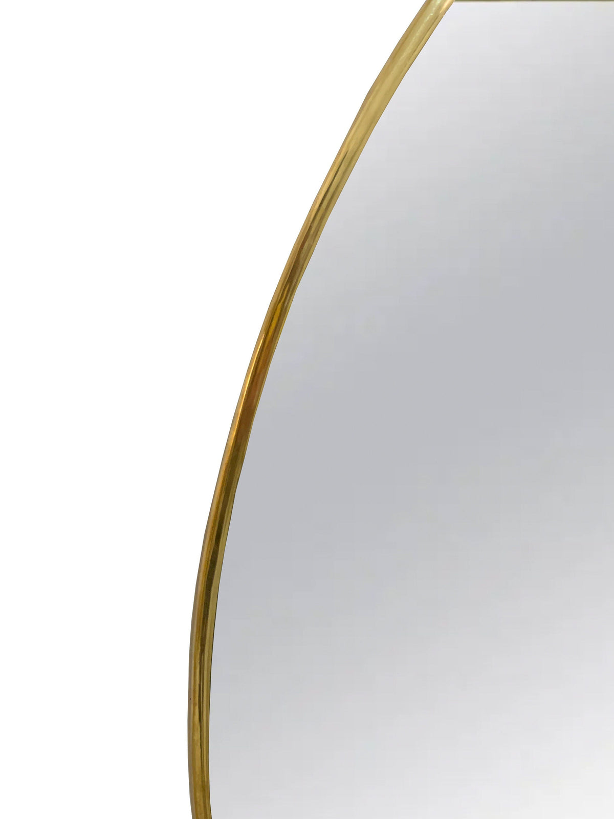 Asymmetrical Brass Mirror - Irregular Brass Frame Mirror, photo 8 of 13