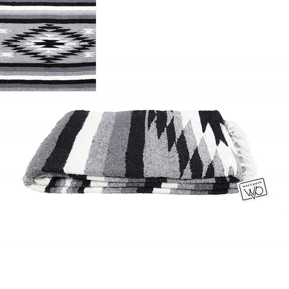 Midnight Mexican Diamond Yoga Blanket, photo 5 of 5