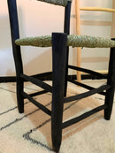 Black Wooden Dining Chairs - Handmade Moroccan Style