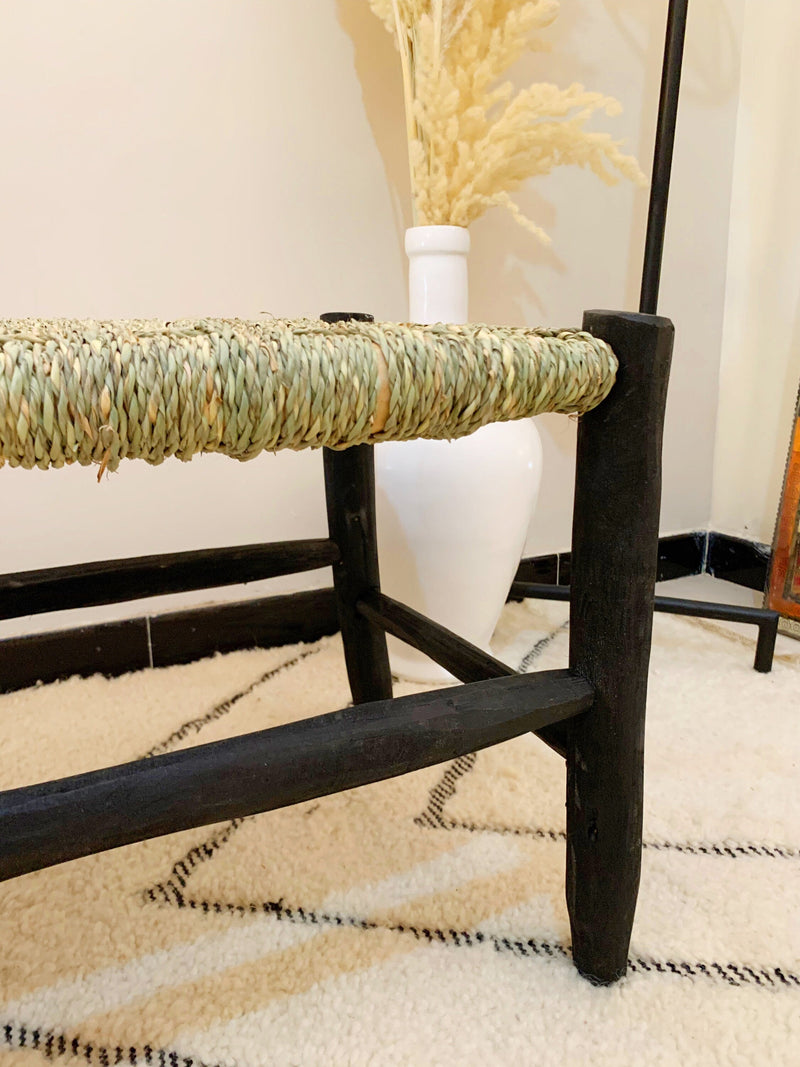 Bedroom Wood Bench - Boho Bed Wooden Bench