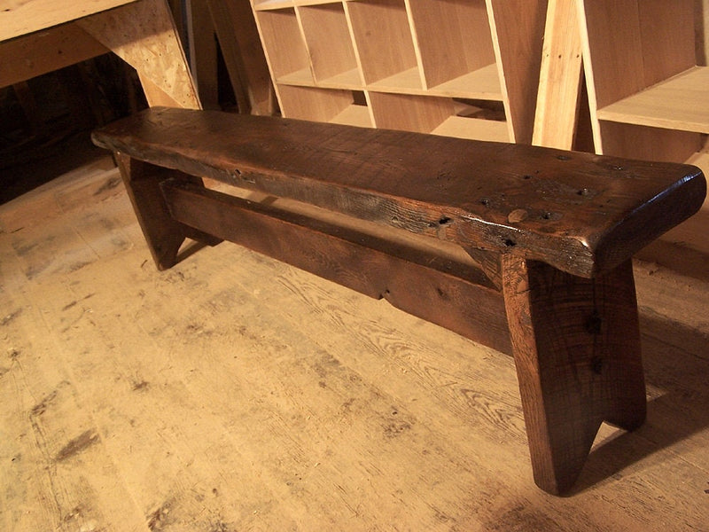 Antique Bench, Wood Bench, Narrow Entryway Bench, Plank Bench, Farmhouse Bench, Barn Wood Bench, Reclaimed Wood Bench, Hall Bench, Accent