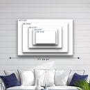 Marthas Vineyard Canvas Print - Nautical Signal Flags & Coordinates