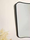 Italian Black Brass Mirror - Butterfly Wall Mirror