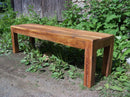 Parsons Bench, Wood Bench, Reclaimed Wood Bench, Farmhouse Bench, Porch Bench, Hall Bench, Primitive